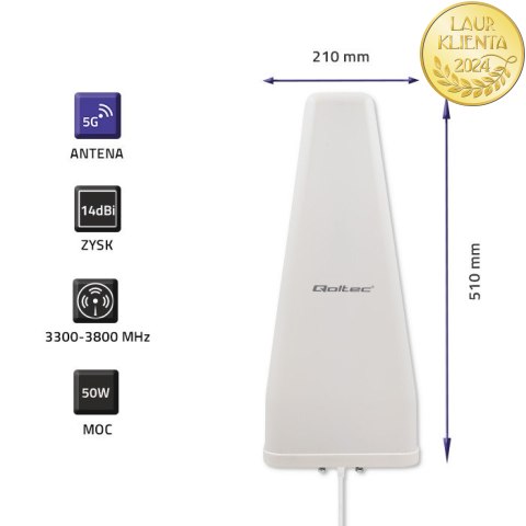 Qoltec Antena G Lte Dual Dbi Zewn Trzna Oficjalny Sklep